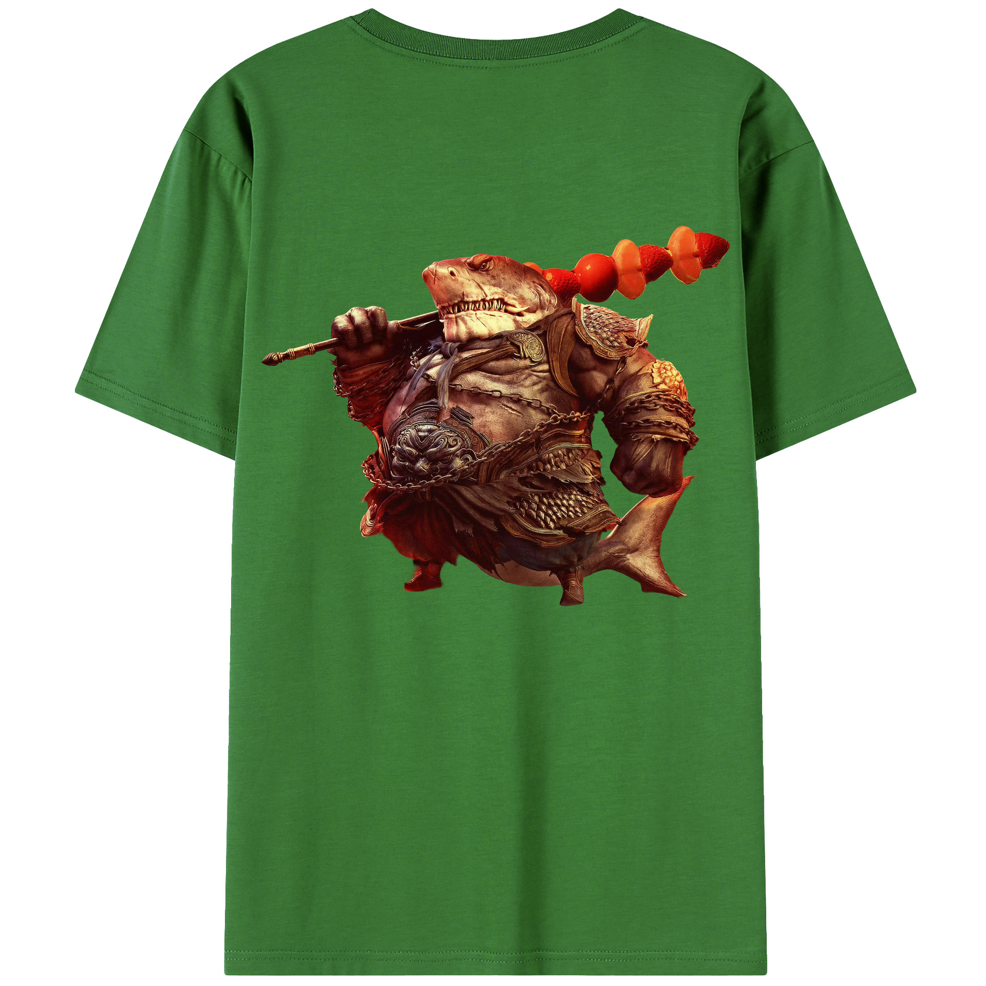 （画像用） Ne Zha 2 ナタ 魔童の大暴れ レディース半袖Tシャツ(バックプリント)
